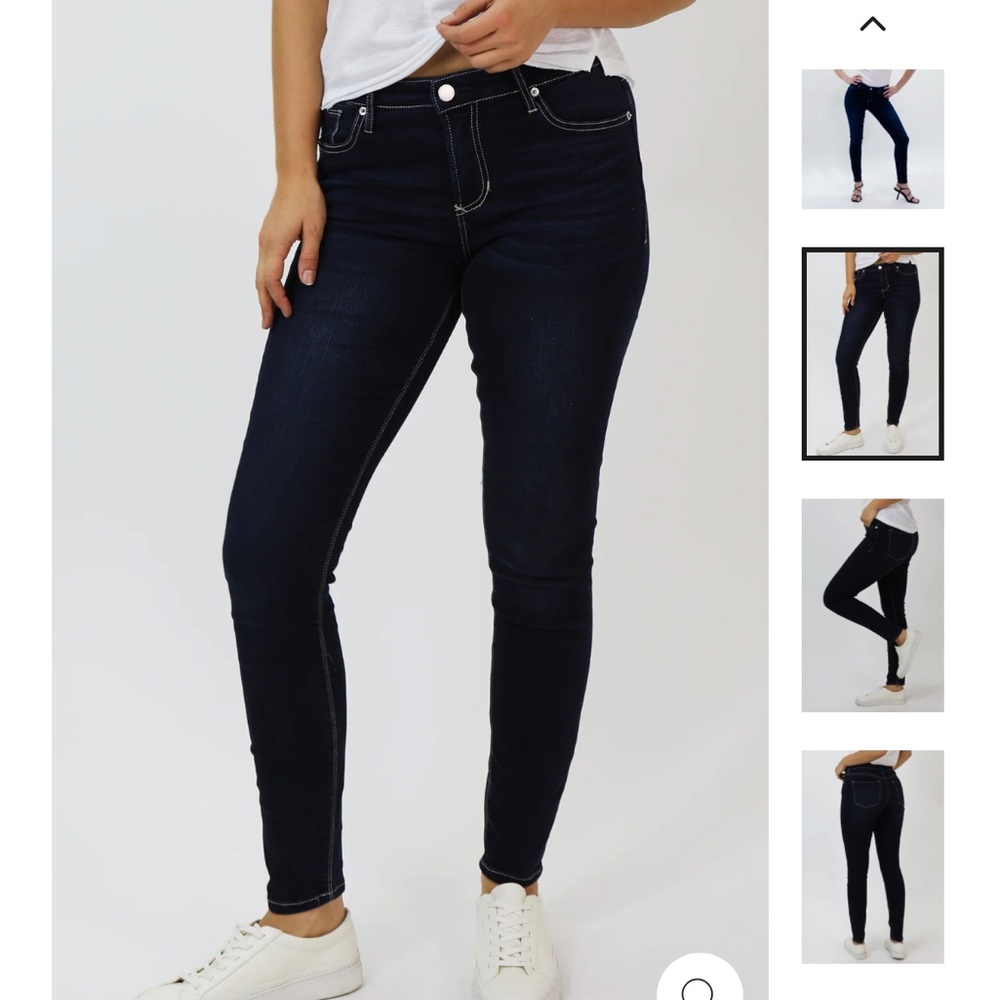 NWT DEAR JOHN GISELE HIGH RISE SKINNY JEAN CAMERON Dark Wash 31